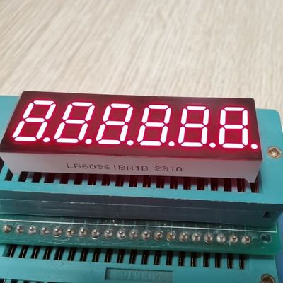 Hohe helle rote 6-stellige 0,36-Zoll 7-Segment LED-Display, weit verbreitet für Instrumententafel verwendet
