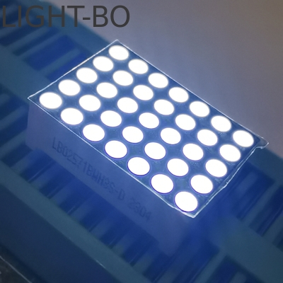 Ultrahellweiß 0,7 Zoll 1,9 mm 5 X 7 DOT Matrix LED-Display