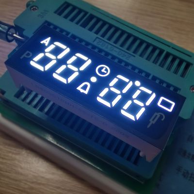 Weiß 7 Segmente gemeinsame Kathoden-LED-Display 4 Ziffern für Ofen Timer