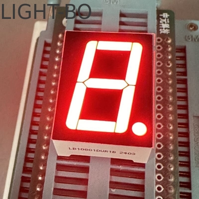 Ultrahellrotes Einzelziffer 0,8 Zoll 7 Segment LED-Display Gemeinsame Kathode für digitale Anzeige