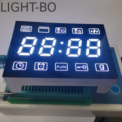 Ultrahell weiße Mikrowelle 7 Segment LED-Display 4stellige gemeinsame Kathode