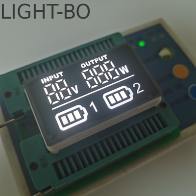 Ultrahellweißes LED-Display für Batterien
