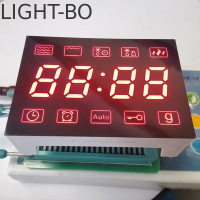 Ein guter Preis. Ultrahelles Rot 7 Segmente LED-Display 4 Ziffern gemeinsame Kathode Fo Mikrowellensteuerung Online