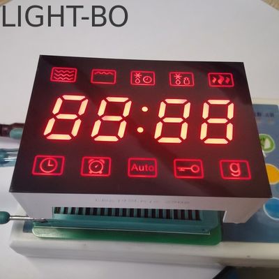 Einheitliche Anode Ultra Bright Red 7-Segment LED-Display 4 Ziffern Fo Mikrowellensteuerung