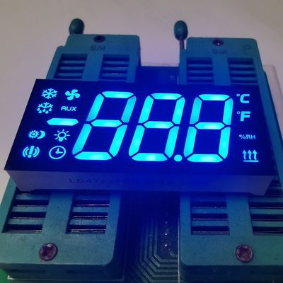 Blaues 3-stelliges 7-Segment-LED-Display für Kühlungsbedienfeld
