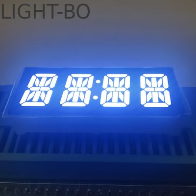 4stellige 0,39 Zoll gemeinsame Kathode 14 Segment Ultrahellweiß LED-Uhranzeige