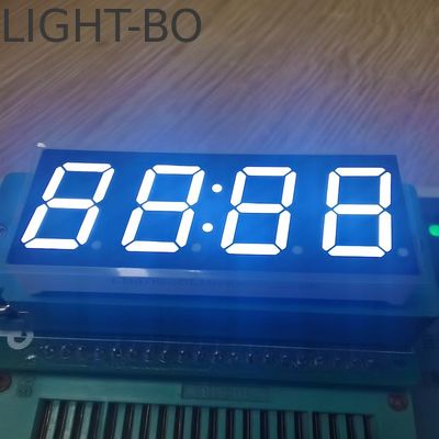 Ultraweiß 4 Ziffern 7 Segment LED-Uhr Anzeige Gemeinsame Kathode für digitale Timer