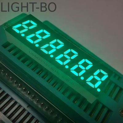 Kleine Größe 6 Ziffern 7 Segment LED-Display gemeinsame Anode Grün für Frequenzwandler
