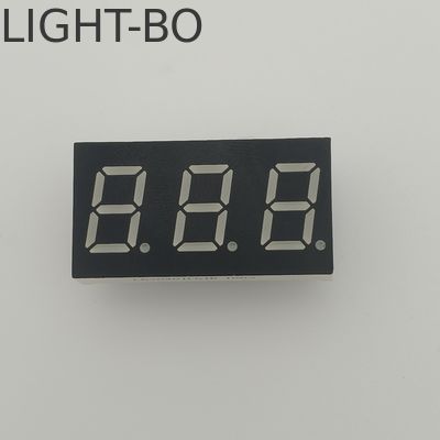 Ein guter Preis. angepasste Orange Farbe 7 Segment LED-Display Dreistellige gemeinsame Anode Online