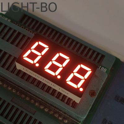 Ein guter Preis. angepasste Ultra-Helligrot 7-Segment-LED-Anzeige Dreistellige gemeinsame Kathode Online