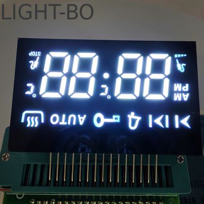 Ultrahelle weiße 4-stellige 7-Segment-LED-Anzeige gemeinsame Anode für Ofen Timer