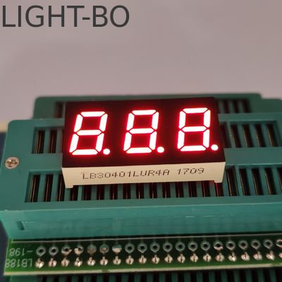 0.4in CC 3-stellige 7-Sek LED, Ultrahelles Rot für Temperaturanzeiger