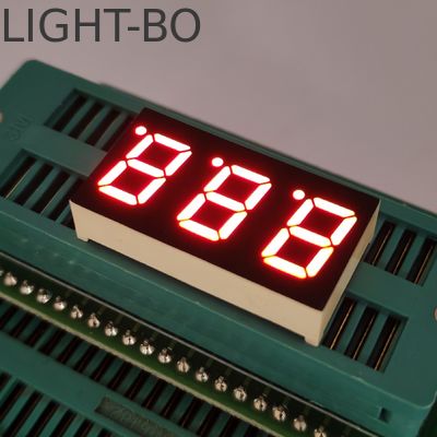 0.4in CA 3-stellige 7-Sek LED, Ultrahelles Rot für Temperaturanzeiger