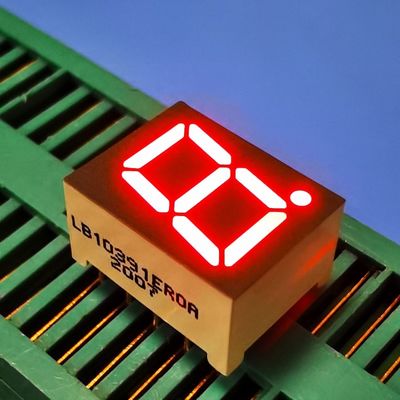 LED-Anzeige Gemeinsame Anode Superhelles Rot Einstellig 0,39 Zoll 7 Segment für Instrumententafel
