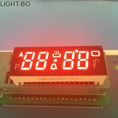 Super rote Segment BAD Pin-Art der Gewohnheit LED-Anzeigen-allgemeine Anoden-4 der Stellen-7