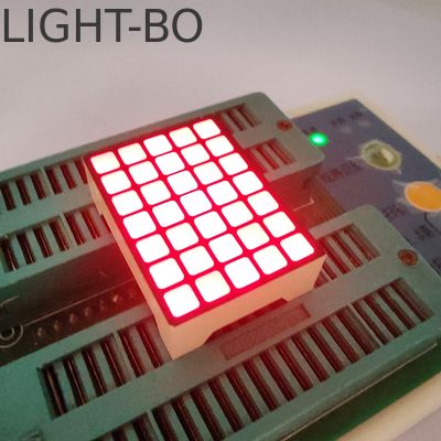 5*7 Quadrat DOT Matrix LED-Display Super helles Rot für Aufzug Fußbodenanzeiger