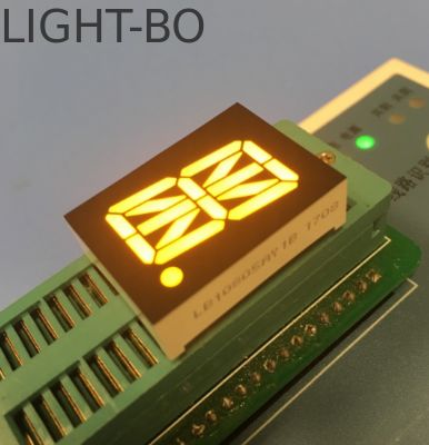 Ein guter Preis. 0.8inch 16 Segment Alphanumeric LED Display Yellow Single Digit Common Anode For Elevator Indicator Online