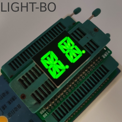 Ein guter Preis. Allgemeine Kathoden-alphanumerische LED-Anzeige 2 Ziffern 13,8 mm 14 Segment Online
