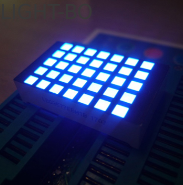 Ultrahellblau 3mm 5*7 Quadratpunkte Matrix LED-Display-Reihe Kathoden-Säulen-Anode für Aufzug Fußbodenanzeiger