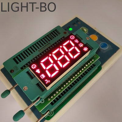 Rote 3-stellige gemeinsame Kathode 7-Segment LED-Display für Kühlschrank-Controller