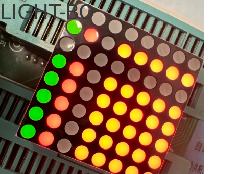 Ein guter Preis. LED-Anzeige Stabile Leistung Zweifarbig Rot/Grün 3mm 8*8 DOT Matrix für Laufschriften Online