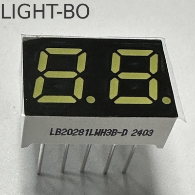 Ein guter Preis. Superhelles Weiß 2-stelliges 7mm 7-Segment-LED-Display Gemeinsame Kathode für Haushaltsgeräte Online