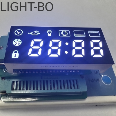 Ein guter Preis. Reinweiß 7 Segmente LED-Display 4 Ziffern Gemeinsame Kathode für Ofen Timer Steuerung Online