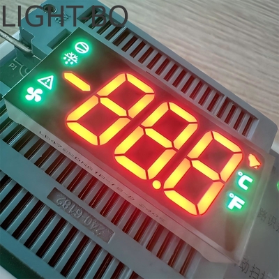 Ein guter Preis. 3-stellige 7-Segment-LED-Anzeige, 0,67 Zoll (17 mm), Zweifarbig (Ultrahellrot/Reingrün), Kathode für Zuhause Online