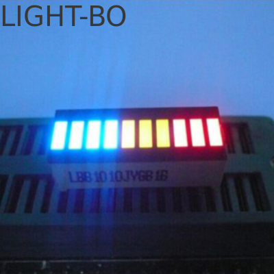 Ein guter Preis. 25.4x10.1mm Mehrfarbige 10-Segment-LED-Displaymodule Lichtleiste Online