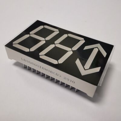 Ein guter Preis. Ultrahelles Blau 0,8 Zoll (22,0 mm) 3-stellig + Pfeil 7-Segment Common Anode LED-Display für Aufzug / Aufzug Bodenanzeigen Online