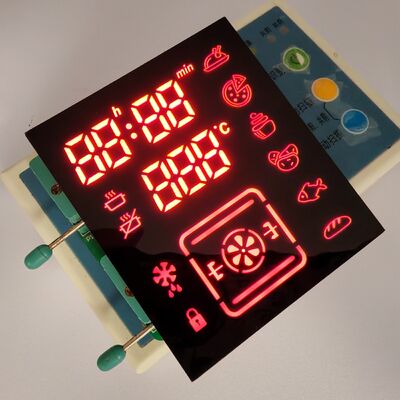 angepasste rote 7-Segment-LED-Displays für digitale Öfen