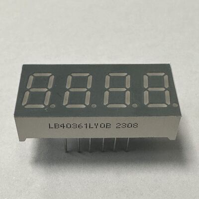 4 Ziffern 7 Segment LED-Display Gemeinsame Anode für die Instrumententafel