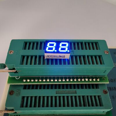 Ein guter Preis. Ultrahelles Blau 2-stelliges 7-Segment-LED-Display für elektronische Systeme Online