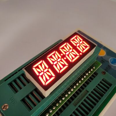 Ultrahellrotes 14-Segment-Display: 4-stellige alphanumerische LED für intelligente Geräte