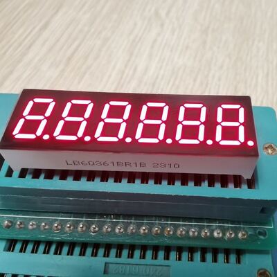 Superhelles Rot 9,2 mm 6 Ziffer 7 Segment LED-Display Gemeinsame Anode für digitale Countdown Timer