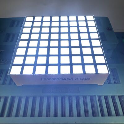 Ultrahelle weiße 8x8 quadratische Punktmatrix-LED-Anzeige für Canbus-Uhr