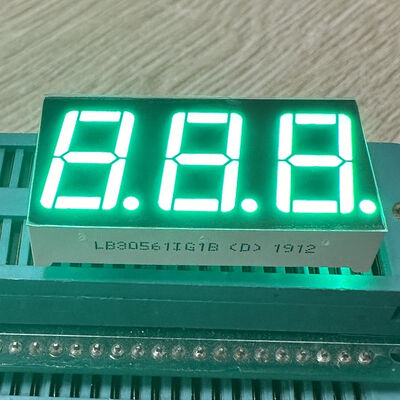 Ein guter Preis. Allgemeine Kathoden-LED-Anzeige Ultrahelle weiße graue Oberfläche 7 Segment 3stellige 14,2 mm für Temperaturregler online