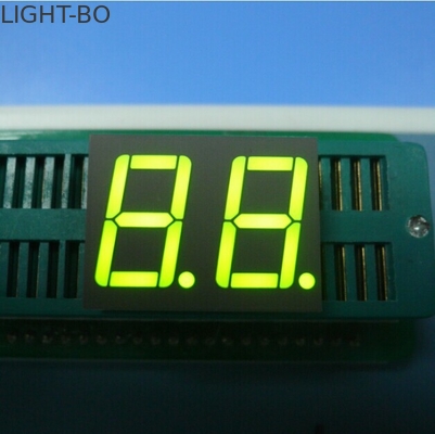 0.56 Zoll Doppelziffer-Gemeinsame Kathode 7-Segment LED-Display Gelb Grün
