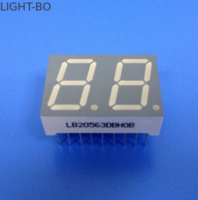 Ein guter Preis. Stelle 7 RoHS konforme 2 Segment LED-Anzeigen-allgemeine Anoden-ultra helle einfache Versammlung Online