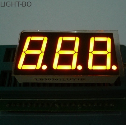 Segment LED-Anzeigen-allgemeine Anode CC-/CApolaritäts-3digit 7 37,6 x 19mm äußeres Maß