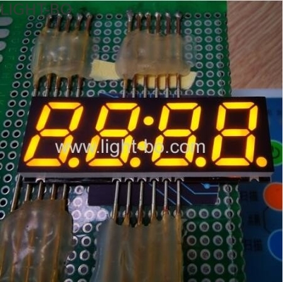 Elektronische 6 Segmentanzeige alphanumerische LED der Stellen-7 zeigen bernsteinfarbigen 0,36 Zoll an