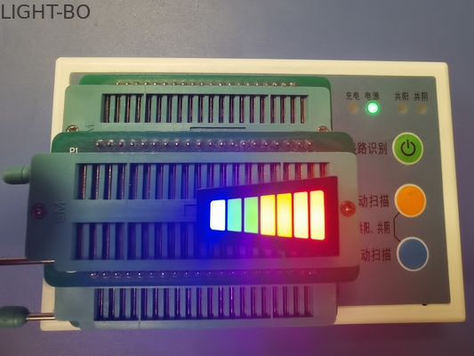 7 des Segment-3.3V 120mcd gemeiner Lichtstrahl Anoden-des Paralleltrapez-LED