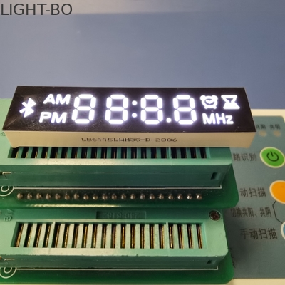 Kundengebundenes ultra Segment LED-Anzeigen-Modul des Weiß-4 der Stellen-7 für Bluetooth-Sprecher/-radio