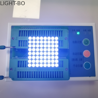 Ein guter Preis. 635nm 100mcd 8 x 8 Dot Matrix gelbes Segment LED-Anzeige schwarzes Gesicht Online