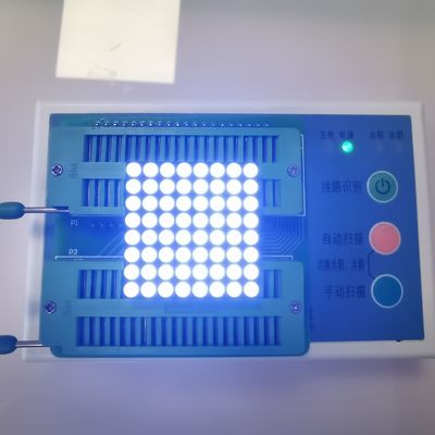 8 x 8 Dot Matrix LED-Display mit 635 nm Wellenlänge, 100mcd Helligkeit, Gelbsegment Schwarz Gesicht für digitale Indikatoren