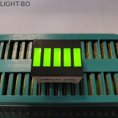 5 gemeiner Lichtstrahl des Segment-574nm der Kathoden-LED für Batterie-Anzeige