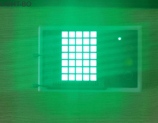 Ein guter Preis. Reiner grüner 200mcd 5x7 Dot Matrix LED-Anzeigen-transparenter Kleber Online