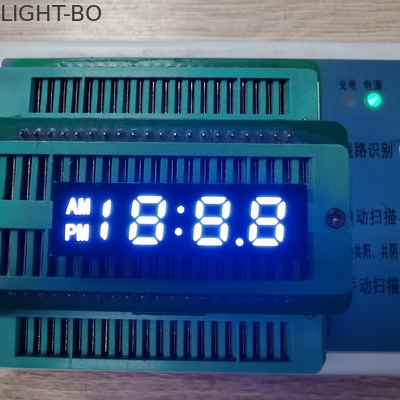 Vierzahlen7 Segment 0.25Inch LED-Anzeige ultra weiß für Uhr