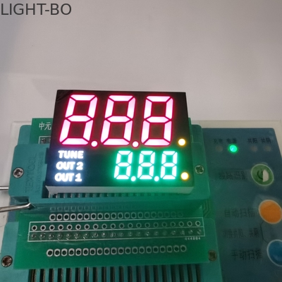 Ein guter Preis. Segment LED-Anzeigen-Doppellinie Form-allgemeine Kathode 35mcd 19mm Höhen-7 Online