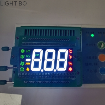 Ultra weiße/rote Segment LED-Anzeige /Yellow /Green 3 Stellen-7 für Temperaturüberwachung